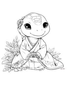 dinosaur meditation and calm coloring page