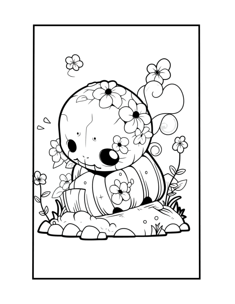 creepy cutie coloring book for kids and adult