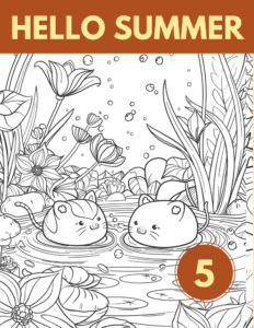 Cute Summer Coloring Pages 5 Easy To Draw Summer Printables