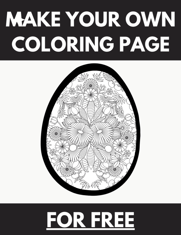 Make Your Own Coloring Page For Free Unique Easter Coloring Pages
