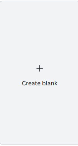 Create Blank Tutorial Screen in canva