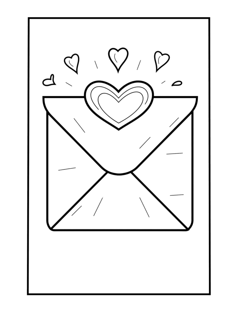 envelope with heart