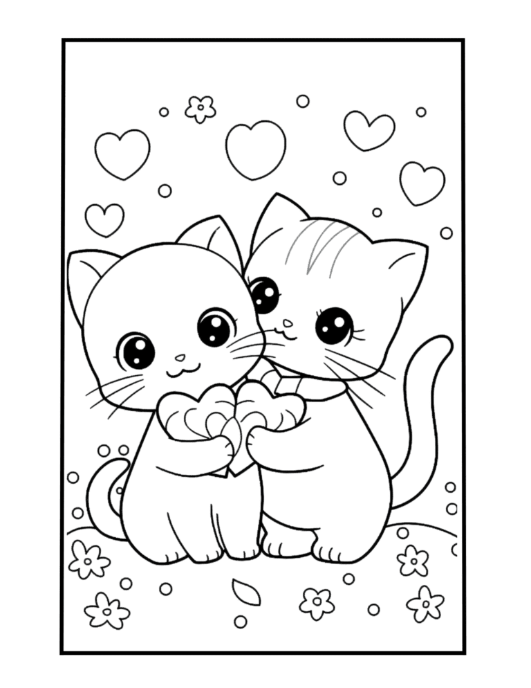 valentine adorable cats
