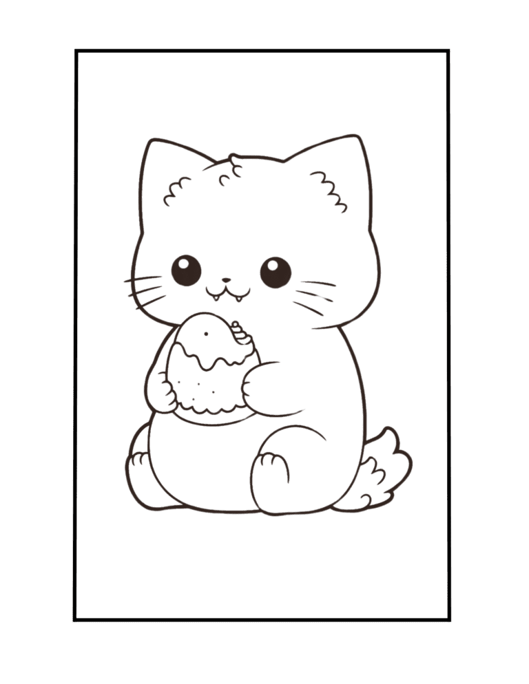 adorable cat free pdf printable