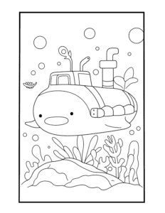 Coloring Pages Under The Sea: 11 Cute Coloring Sheets