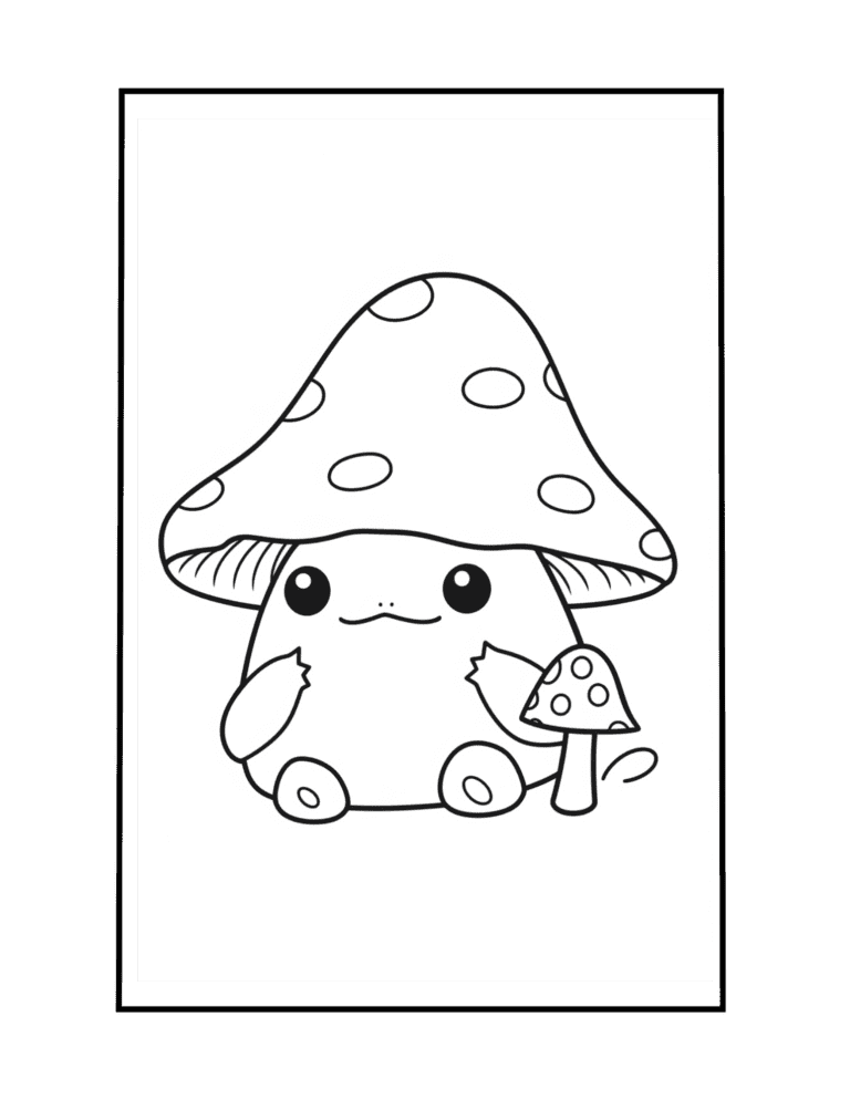 cute coloring page for kids