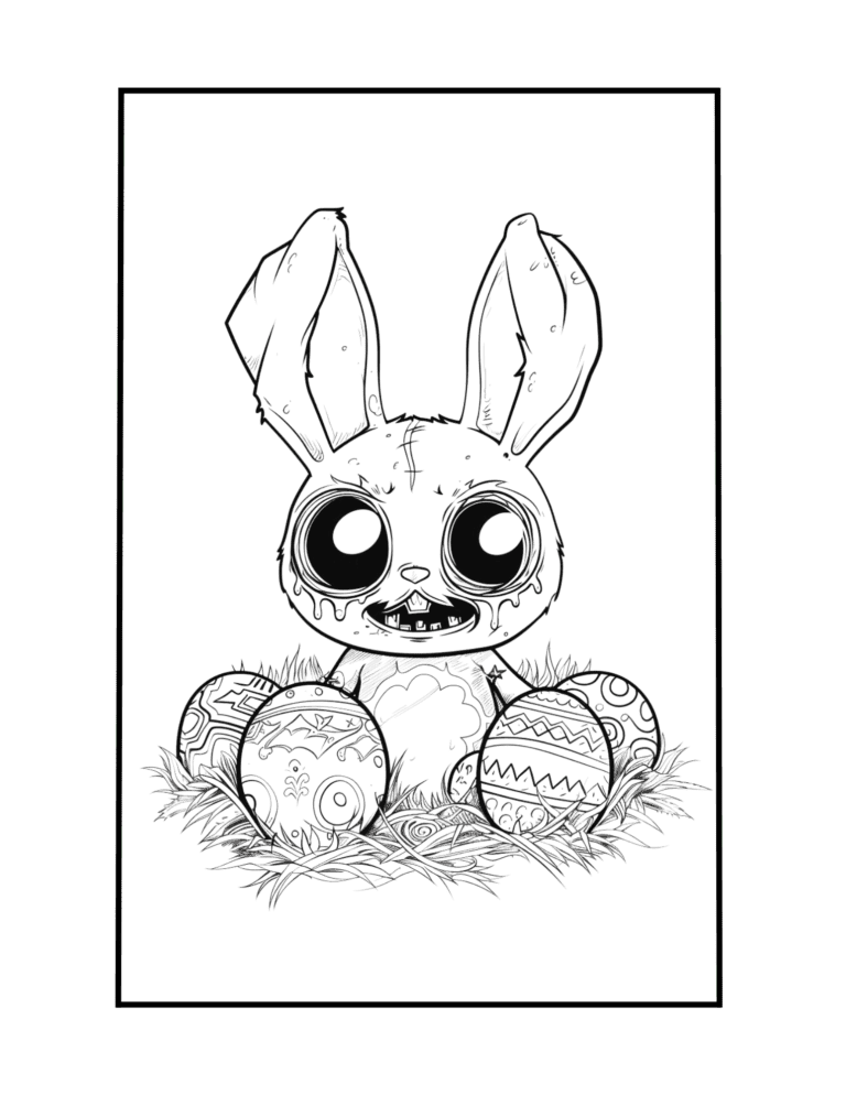 creepy easter bunny