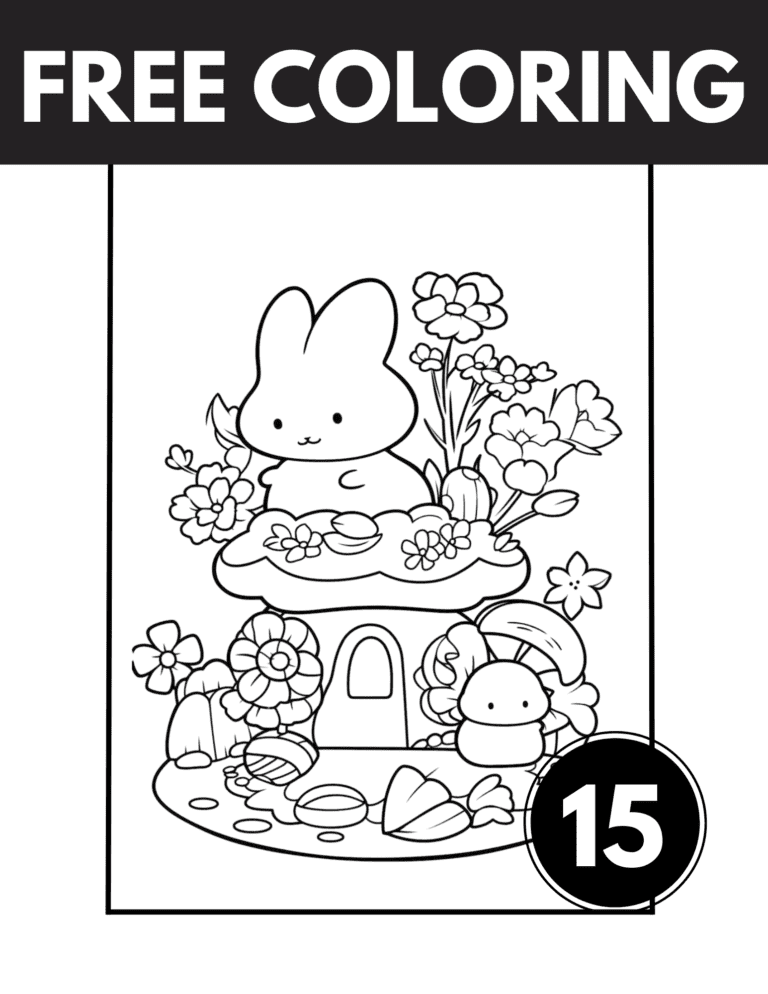 Easter Coloring To Print: Adorable Coloring Sheets