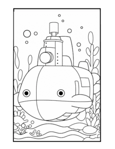 Coloring Pages Under The Sea: 11 Cute Coloring Sheets