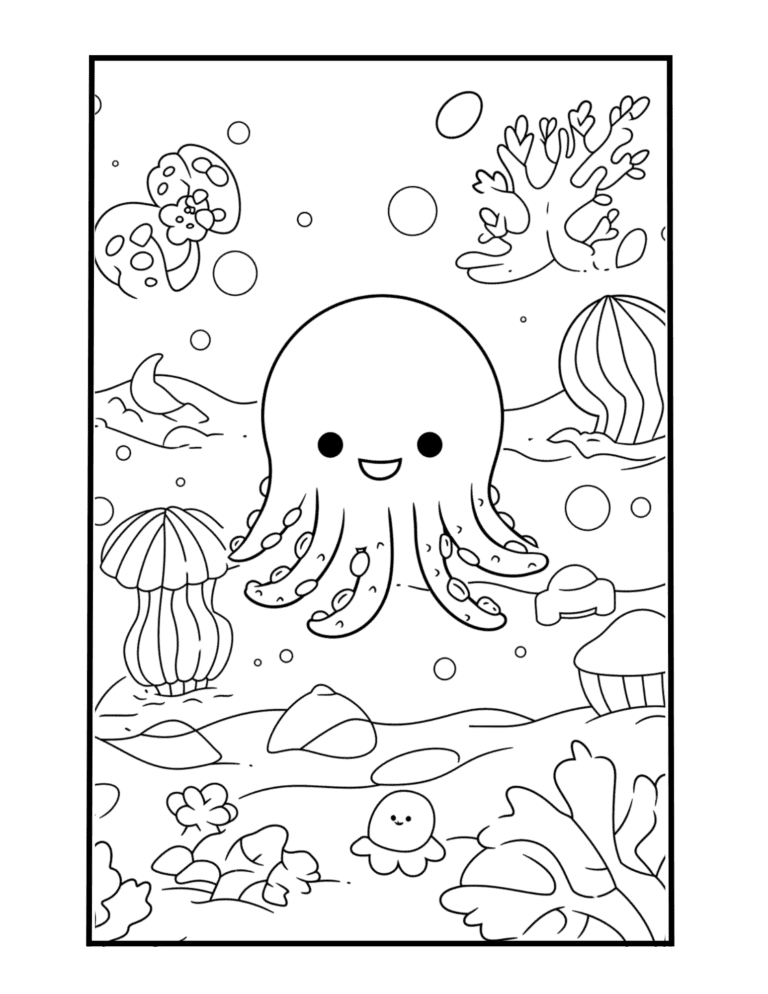 under the sea coloring pages