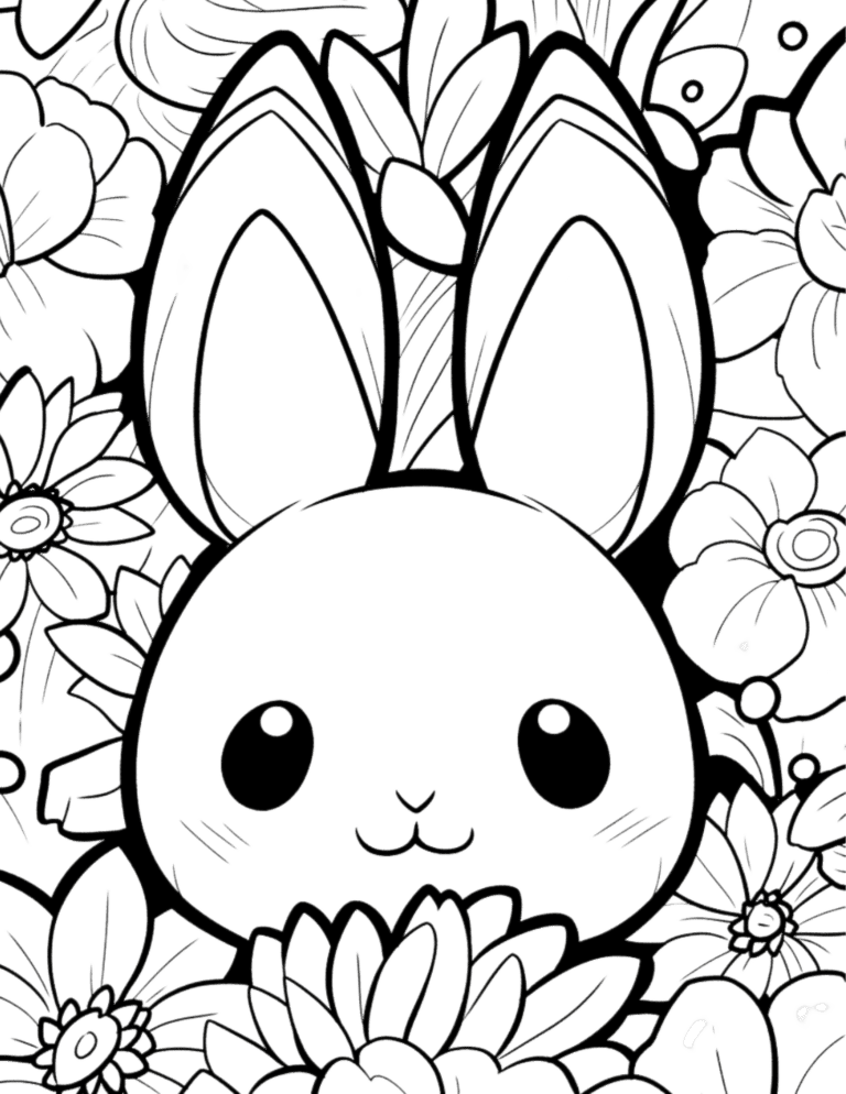 easter coloring page for patern 3