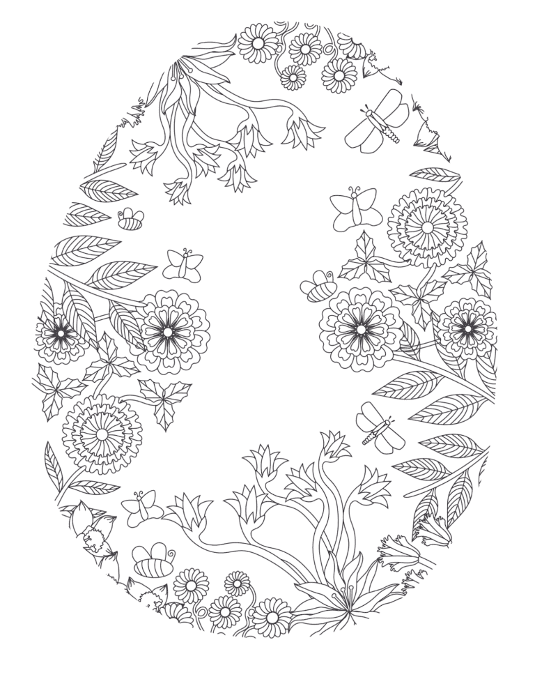 easter coloring page