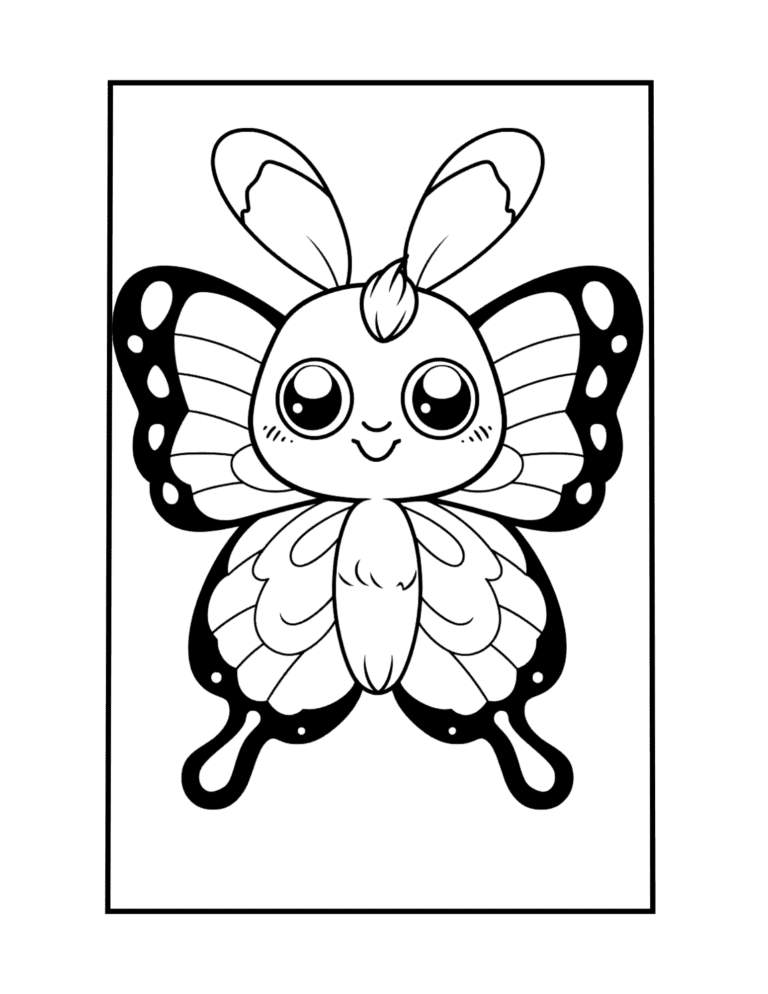butterfly coloring printable
