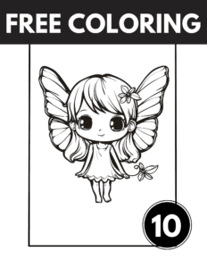 10 Free Fairy Coloring Pages