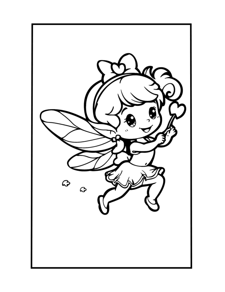 kawaii coloring sheet