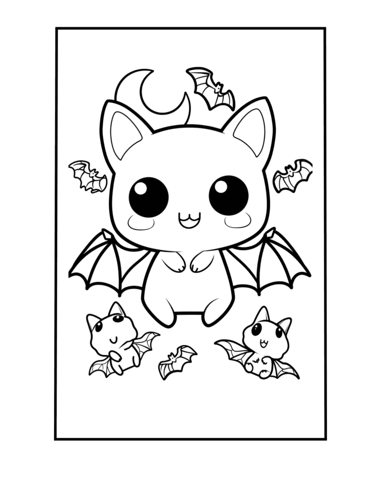 pastel goth coloring page
