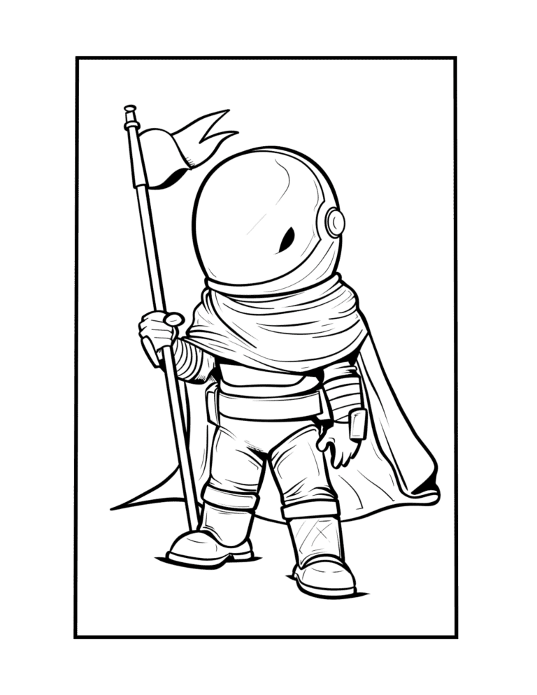 space trooper coloring page