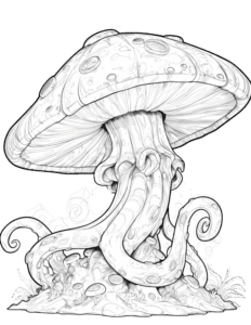 mushroom coloring