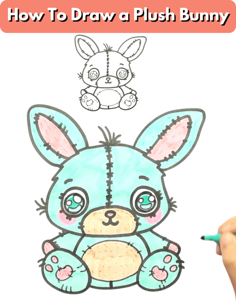 How To Draw a Plush Bunny Easy