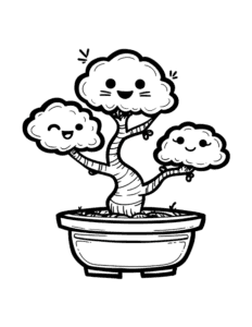bonsai coloring page