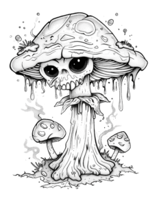 mushroom printable for adults