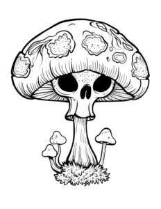 cute mushroom creature