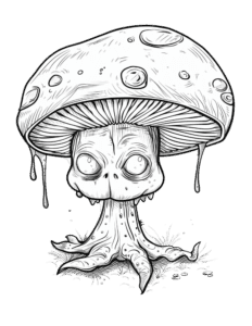 horror mushroom creature