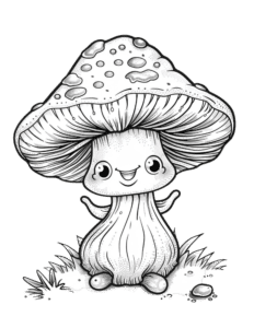 kawaii coloring page