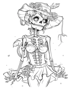 stylish skeleton design