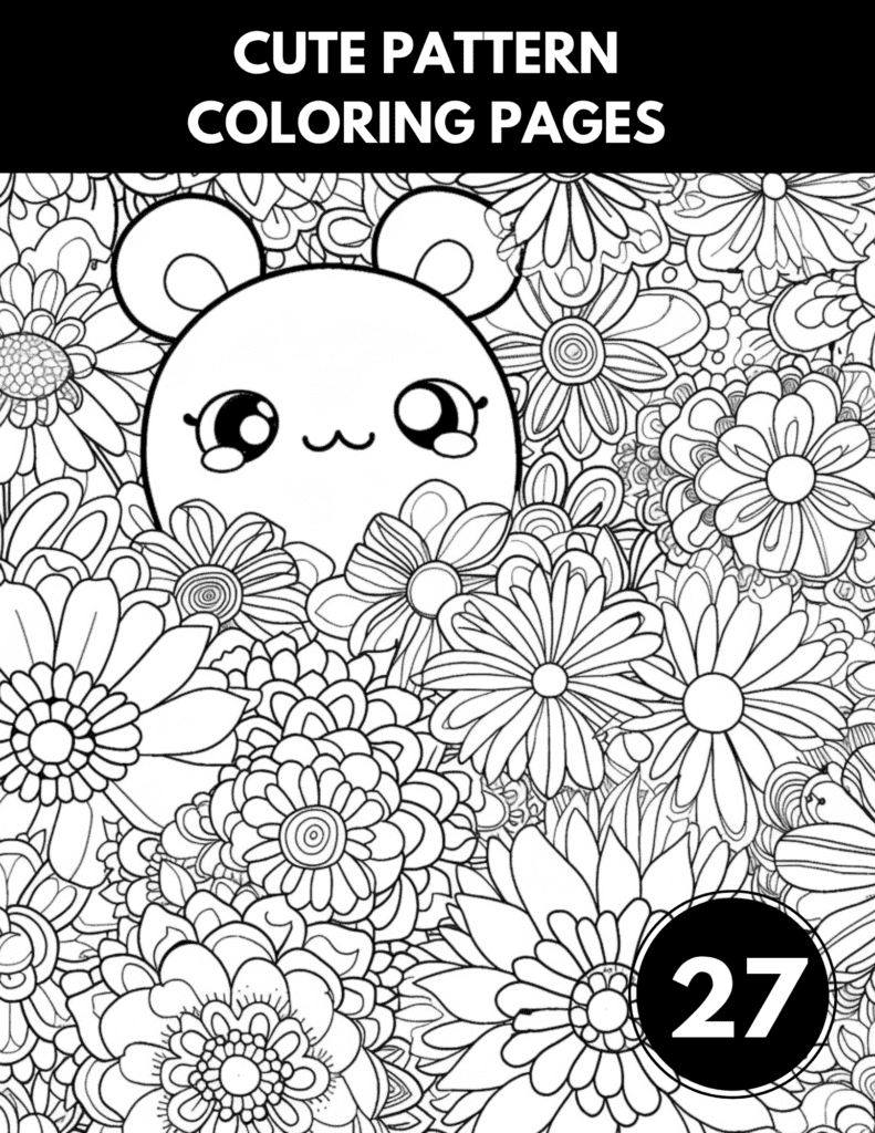 Cute Pattern Coloring Pages