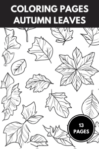 13 Coloring Pages Autumn Leaves – Fun Free Printable Coloring Pages ​