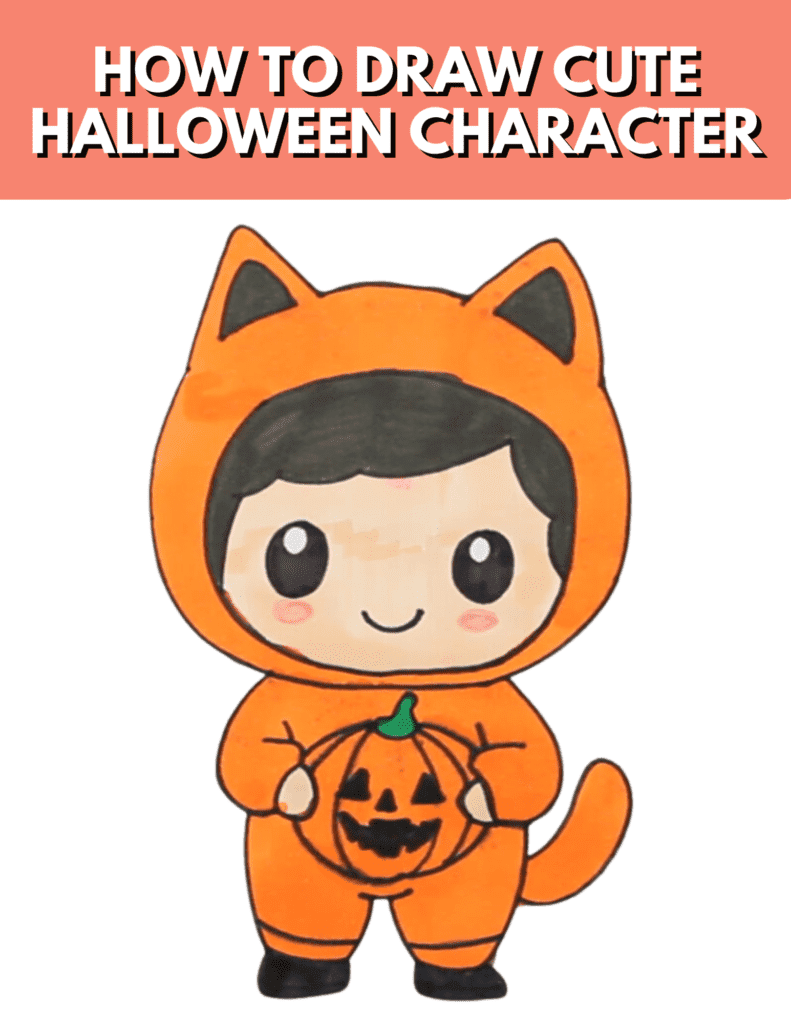 How To Draw Cute Halloween Character