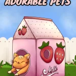 Adorable pets coloring book