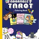 Adorable tarot coloring boook cover