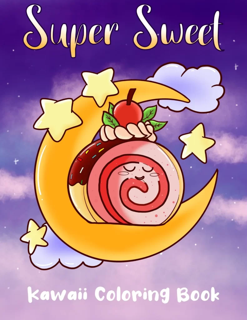 Super sweet kawaii coloring book