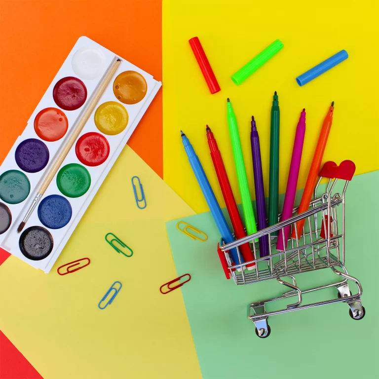 What supplies do you need for coloring drawings