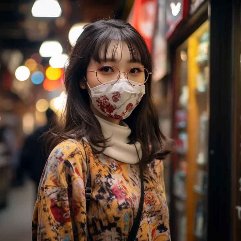 Harajuku Girl In the Mask