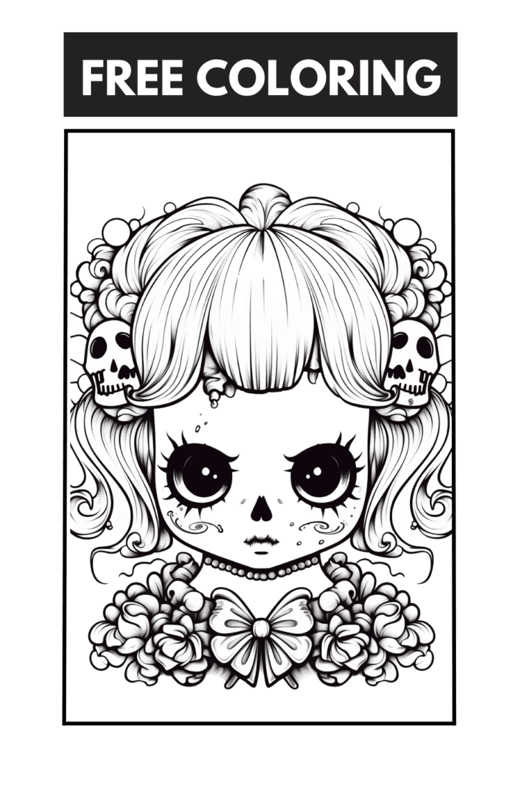 Free Coloring Scary Coloring Pages