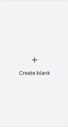 Create Blank Tutorial Screen in canva