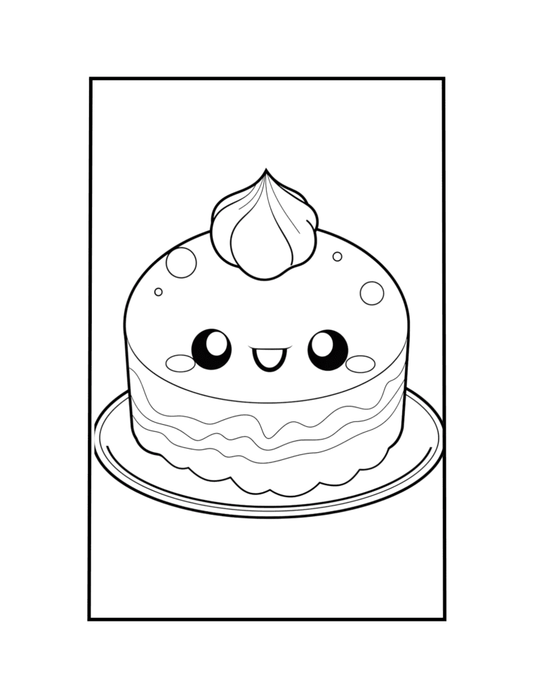 Kawaii Color Pages | 23 Free Coloring Sheets