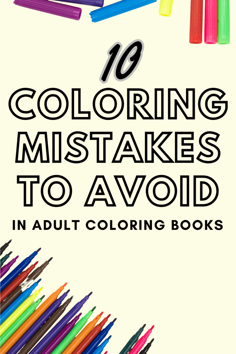 10 coloring mistakes to avoid in adult coloring books