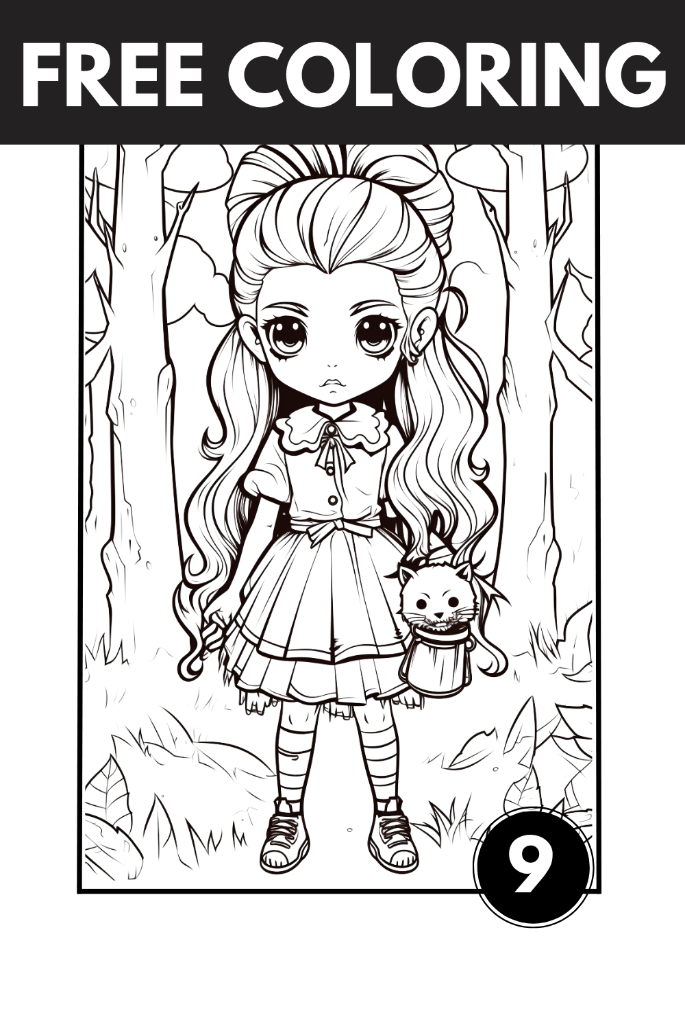 Gothic Creepy Coloring Pages: Coloring Sheets