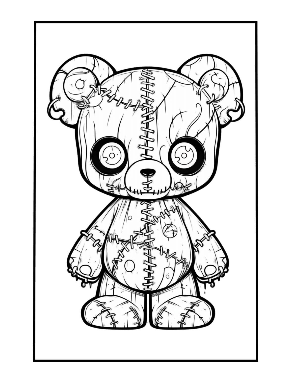 Creepy Doll Coloring Pages: 12 Free Coloring Pages To Print