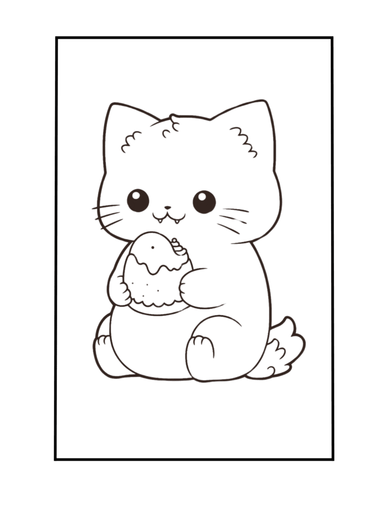 adorable cat free pdf printable