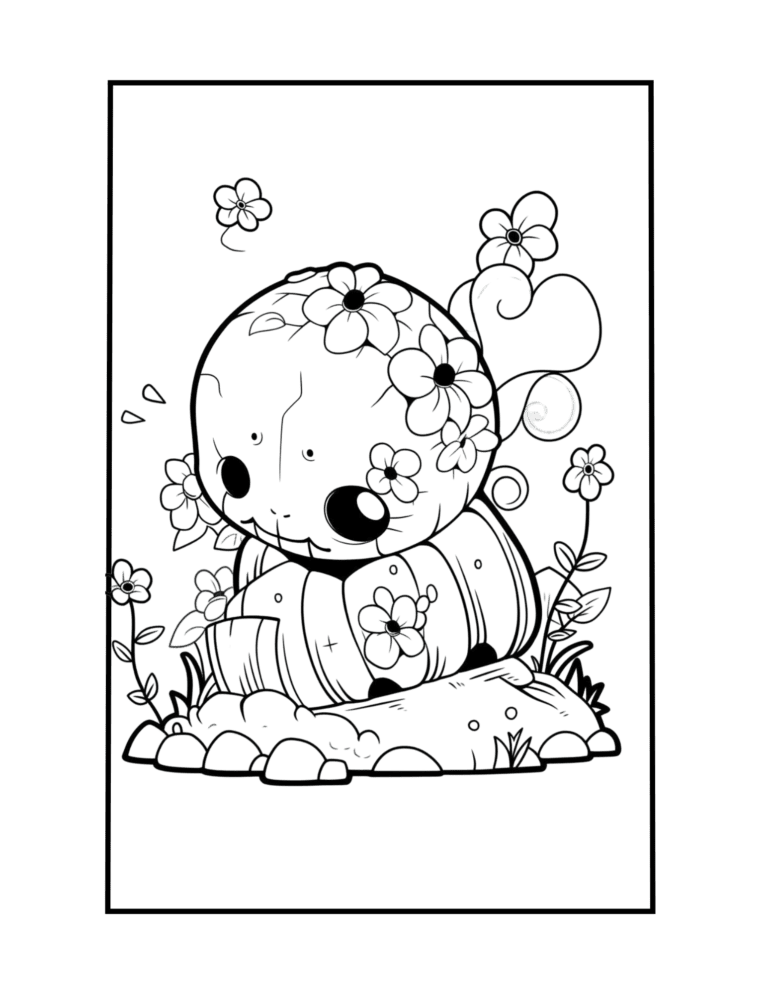 creepy cutie coloring book for kids and adult