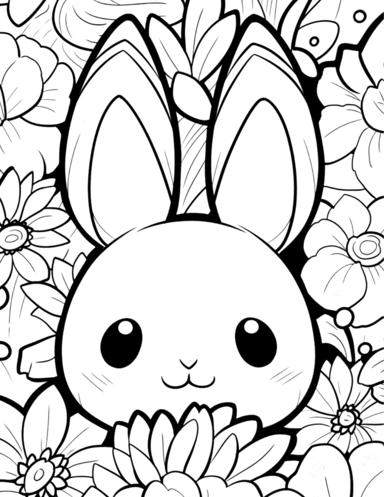 easter coloring page for patern 3