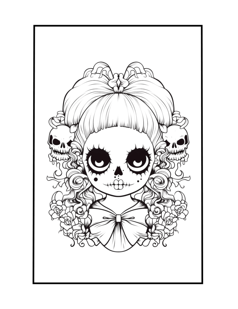 free pastel goth coloring