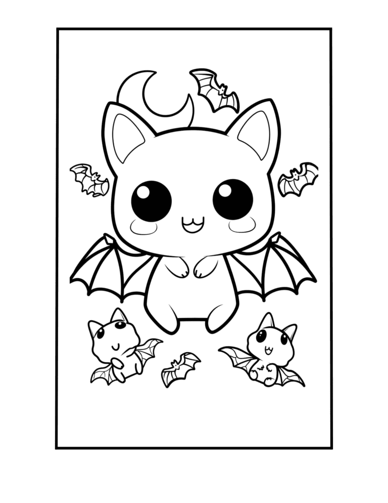 pastel goth coloring page