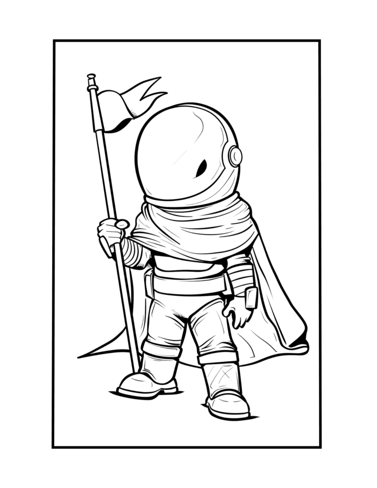 space trooper coloring page