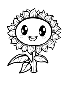 flower coloring page